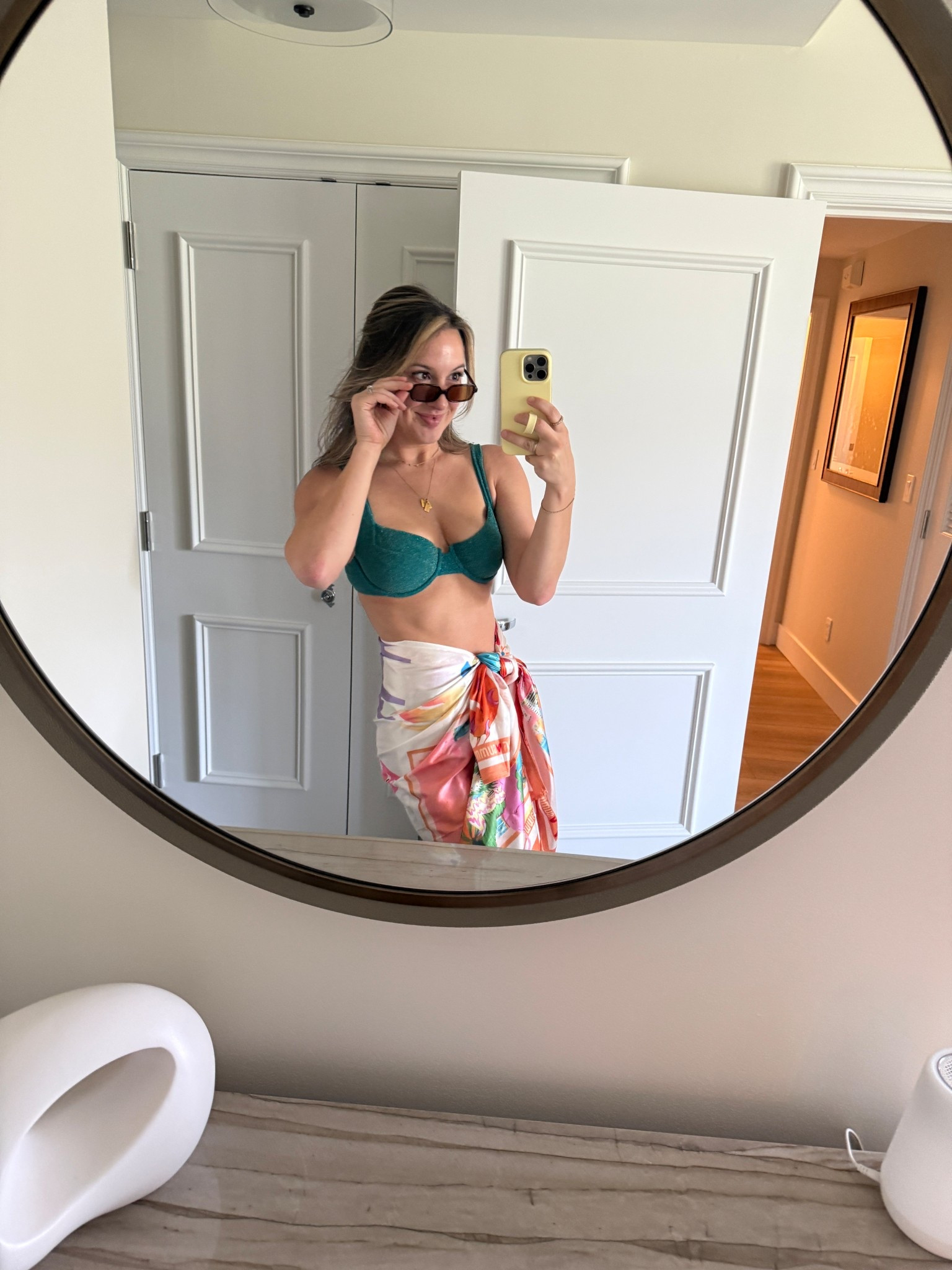 If you have a trip coming up you need this swimsuit and coverup! I loved wearing these while we were at the pool today on our trip to California ☀️ @VETCHY 

#bikini #swim #swimsuit #swimhaul #travel #beach #vacation #haul #tryon #coverup #swimcoverup #hat #sunglasses #sandals #amazon #vetchyswim #target 

#LTKTravel #LTKSwim #LTKootd