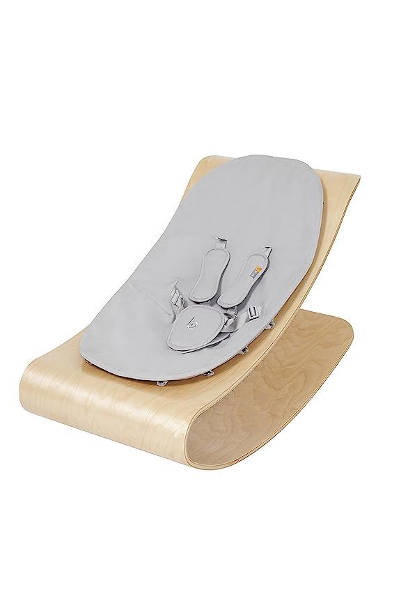 Bloom Coco Stylewood Modern Baby Lounger/Rocker/Bouncer - Natural Frame w/Organic Cotton Front/Ba... | Amazon (US)