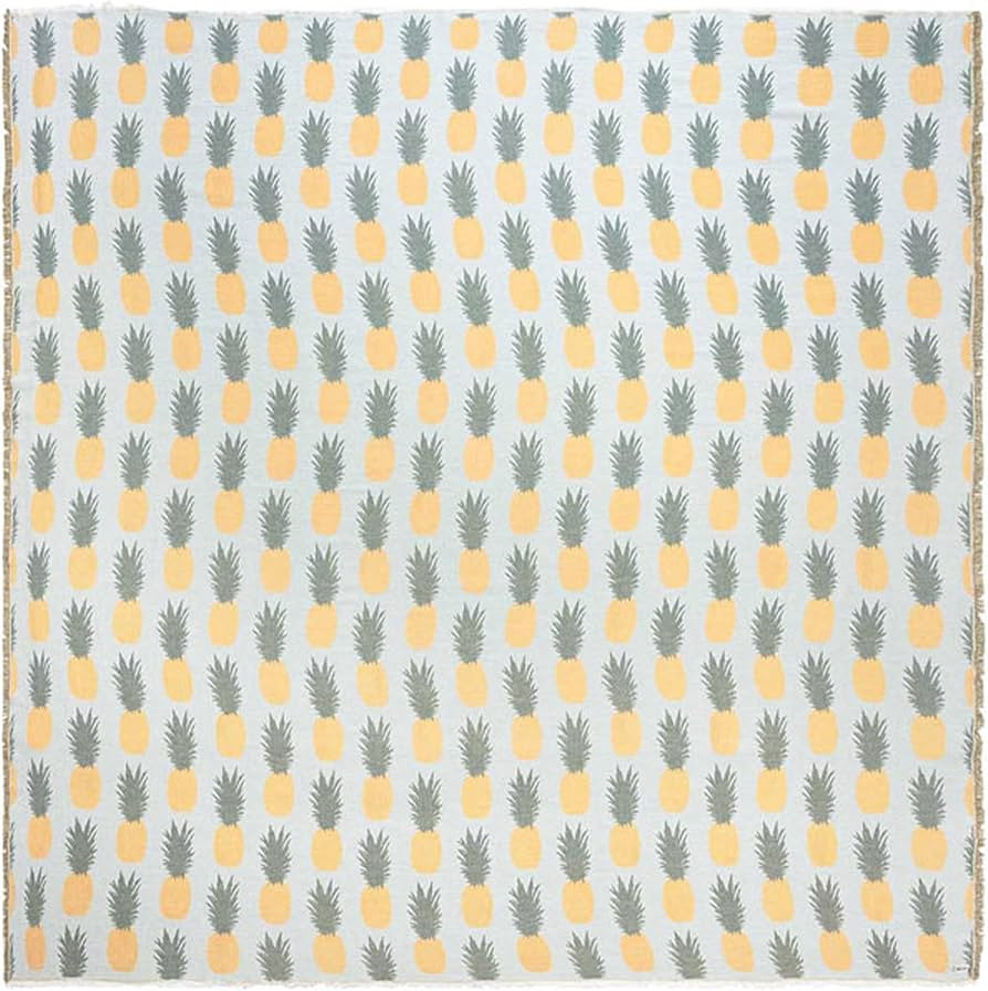 Sand Cloud Extra Large King-Size Turkish Blanket & Comforter (Pineapple Party) - 100% Organic Tur... | Amazon (US)