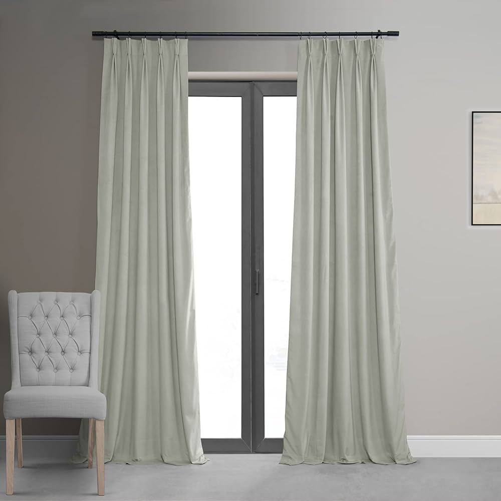 Amazon.com: HPD Half Price Drapes Velvet Blackout Curtains/Drapes - 96 Inches Long 1 Panel Blacko... | Amazon (US)
