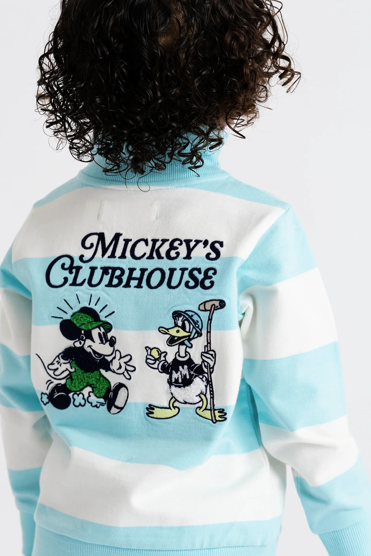 Chenille Embroidery French Terry Quarter Zip Sweatshirt - Organic Baby, Toddler, & Kids Clothes -... | Monica + Andy