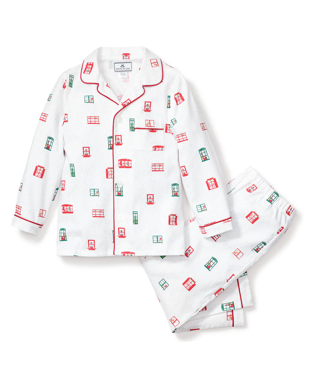 Children's Maisonette x Petite Plume Night Before Christmas Pajama Set | Petite Plume
