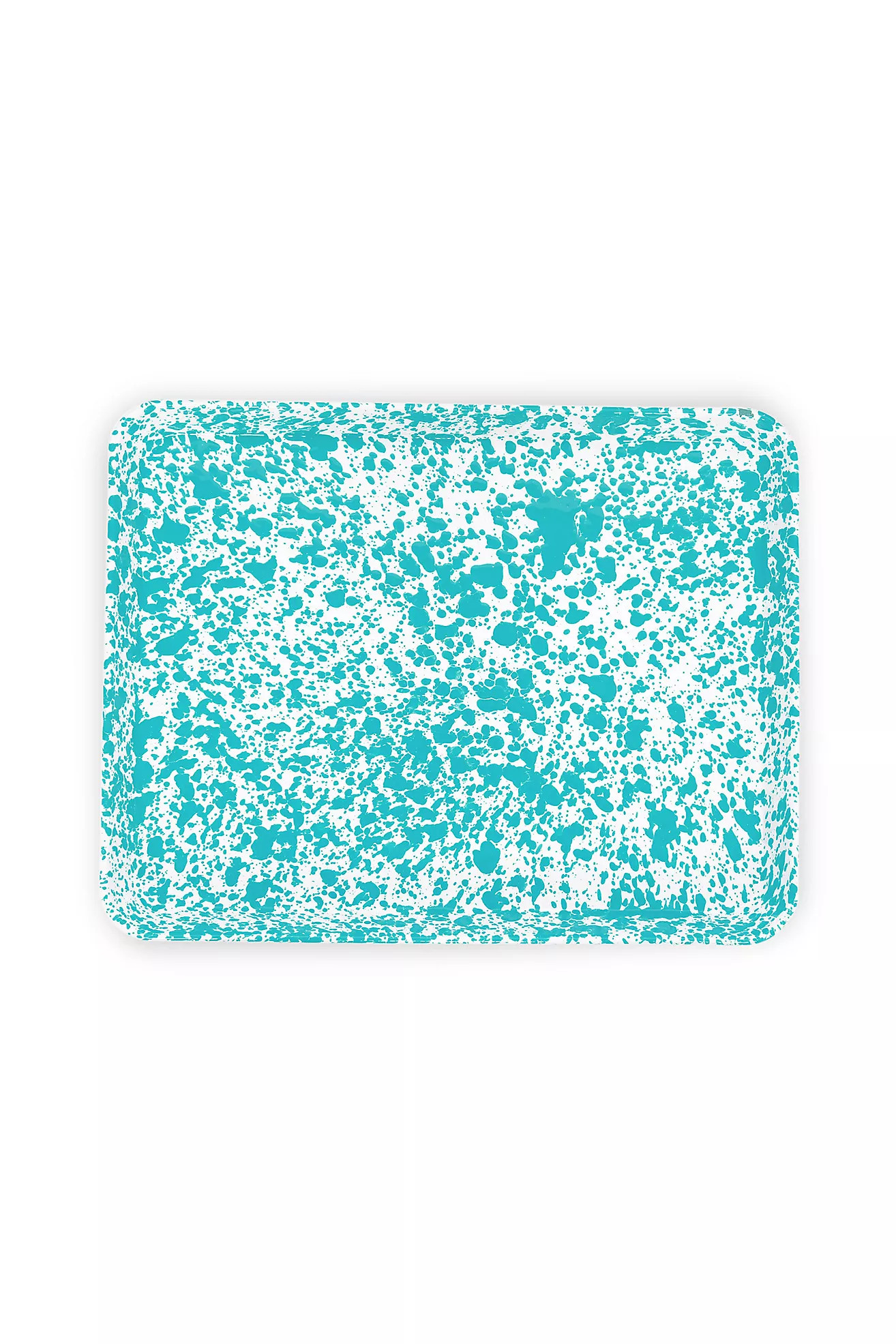 Crow Canyon Home Splatter Enamelware Rectangle Tray | Anthropologie (US)