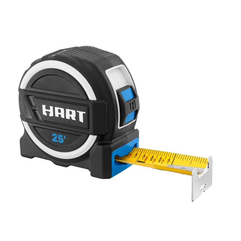 HART 25-Foot Pro Grade Non-Magnetic Tape Measure, Fraction Markings | Walmart (US)