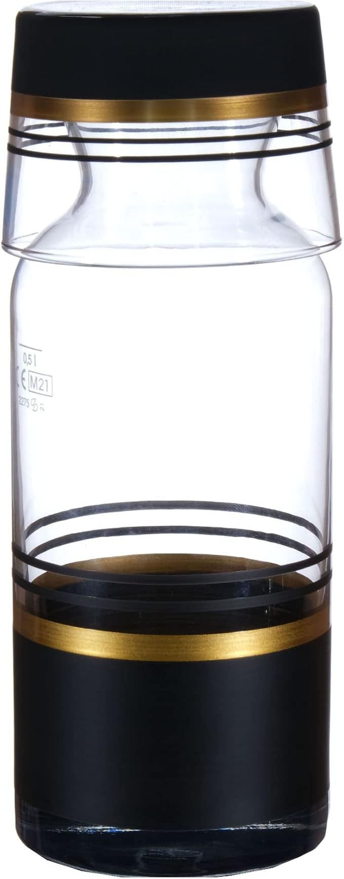 GENERİC ONS ELITE Bedside Water Carafe with Glass Set, European Quality Glass, Glass Carafe 24 o... | Amazon (US)