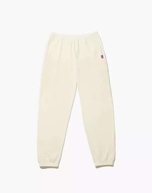 Kule The Velour Sweatpants - Cream | Madewell