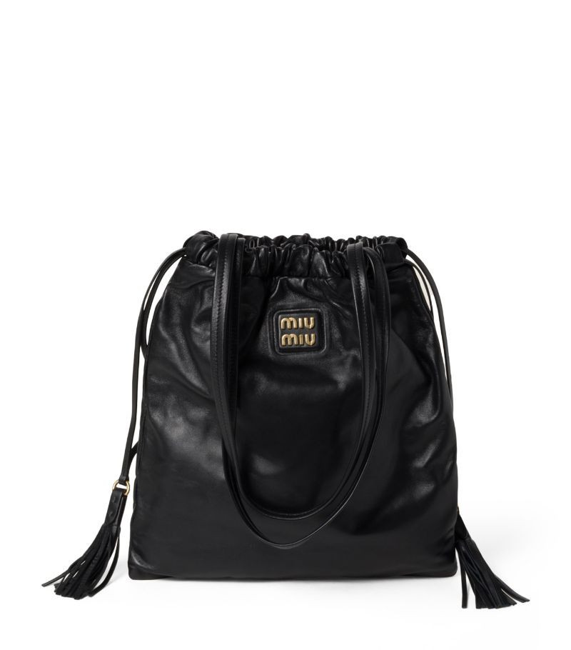 Miu Miu Leather Joie Shoulder Bag | Harrods
