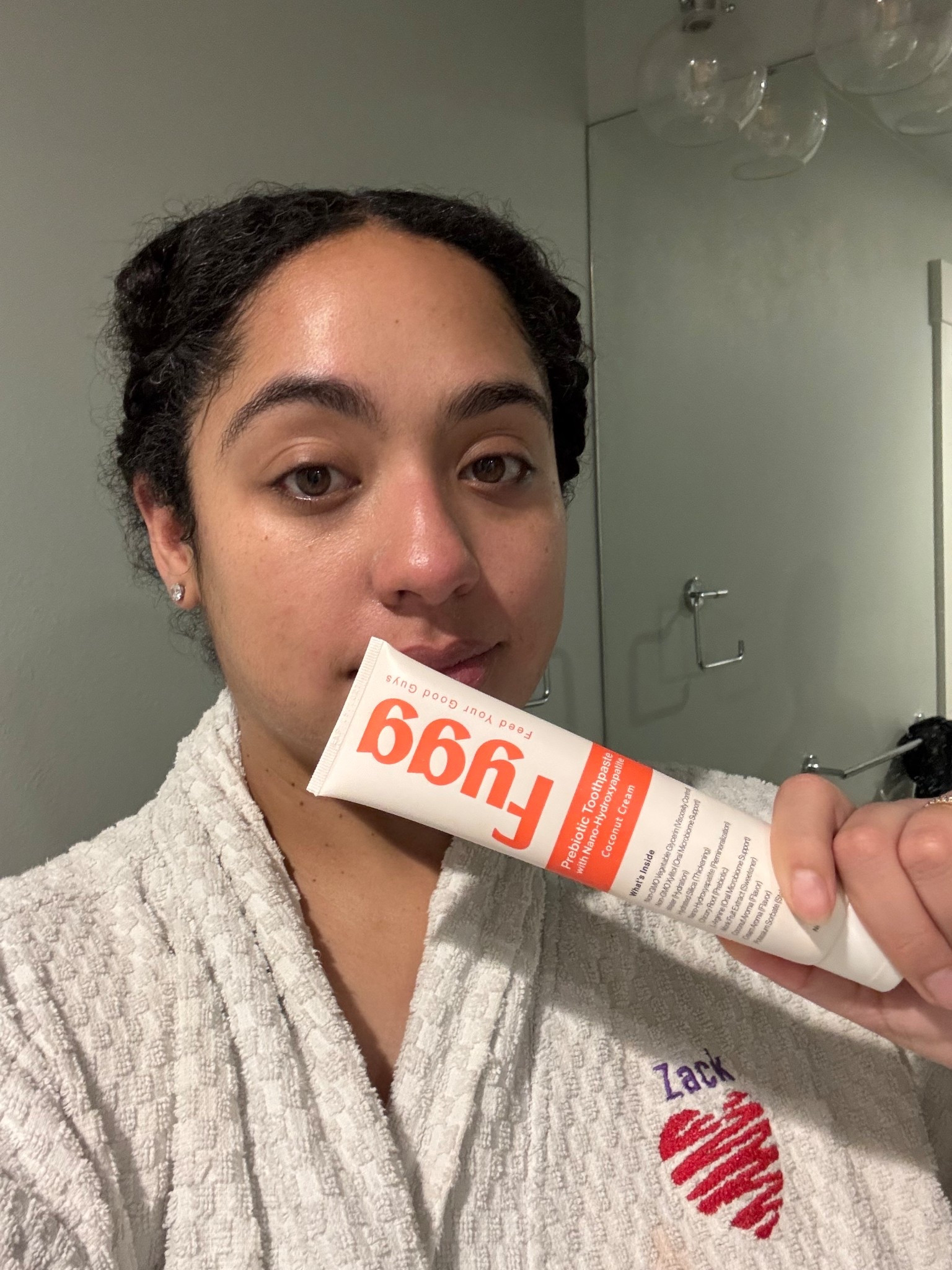 Pregnancy safe toothpaste! So good even when not pregnant, amazing for the oral microbiome! 