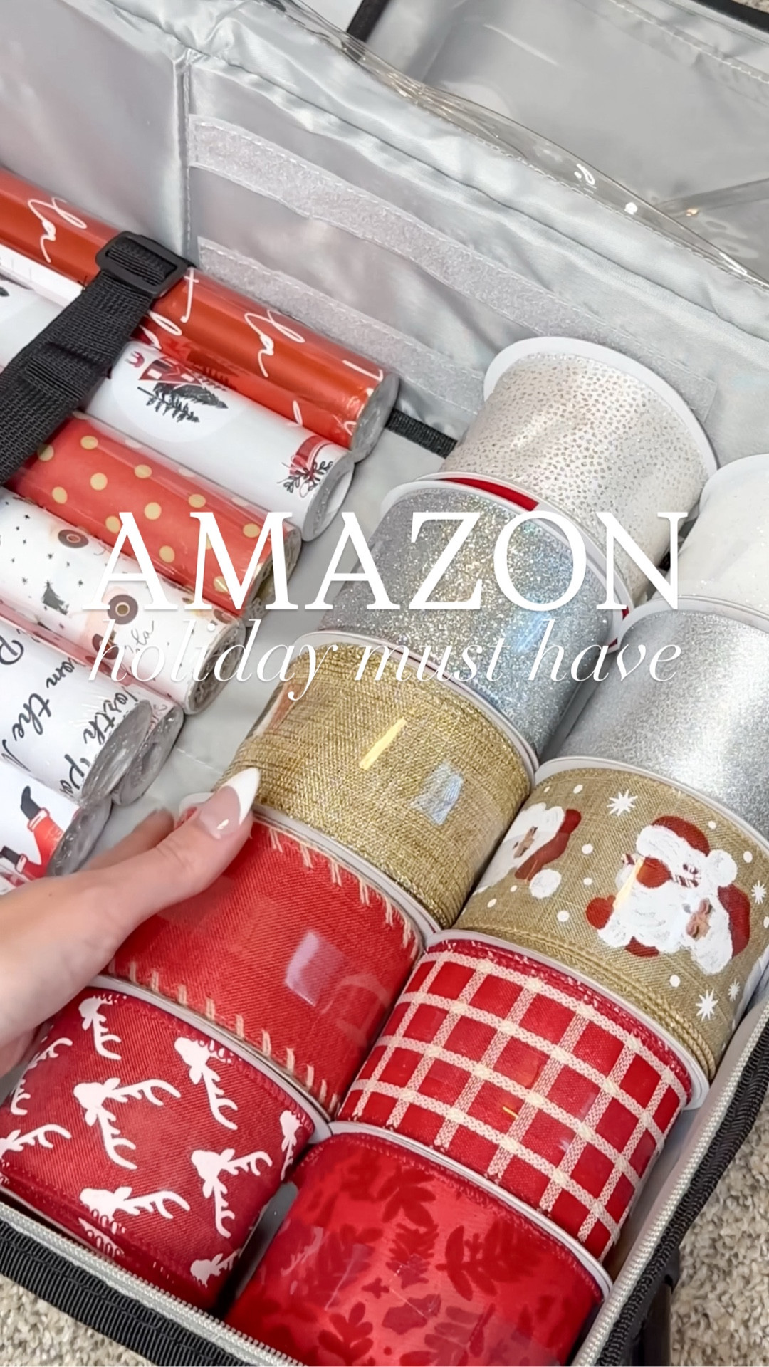 This gift wrapping under-the-bed organizer is a holiday must have & it’s on deal now for Cyber Monday! 🎁✨

#cybermonday #amazonfinds #amazomusthaves #asmr #thesistershoppers

#LTKHoliday #LTKGiftGuide #LTKCyberWeek
