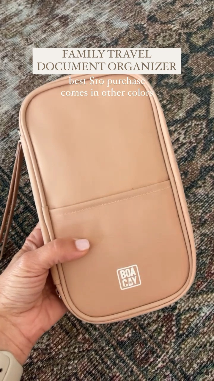 Amazon Travel Document Organizer
Highly recommend this family document organizer if you are traveling internationally with your family. Holds passports, boarding passes, euros, etc
Summer travel, passport holder, Amazon travel finds 

#LTKtravel #LTKunder50 #LTKFind