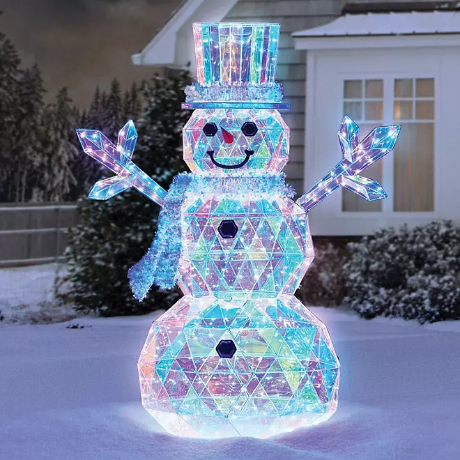 Member's Mark 6' Pre-Lit Prismatic Snowman | Sam's Club