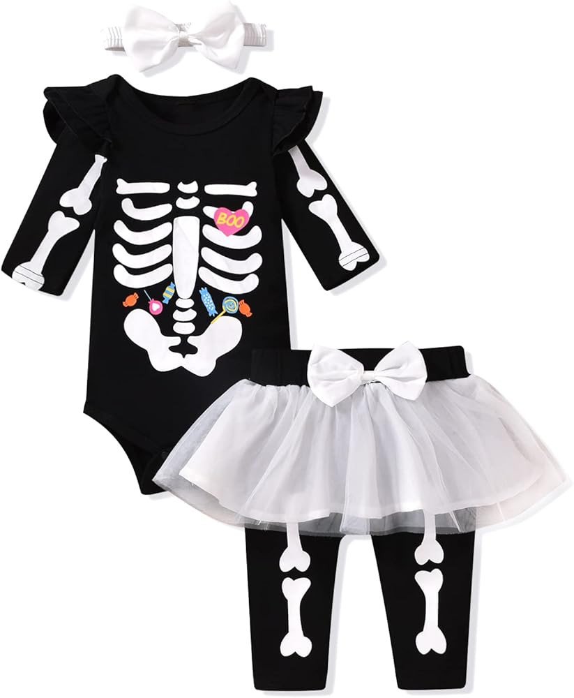 Aalizzwell Baby Girl Halloween Clothes | Amazon (US)