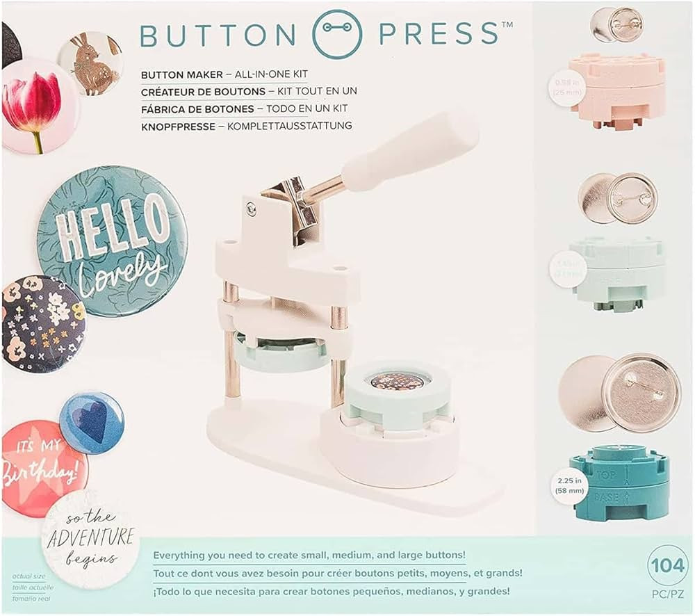 We R Memory Keepers Button Press Bundle - WR661104 | Amazon (US)