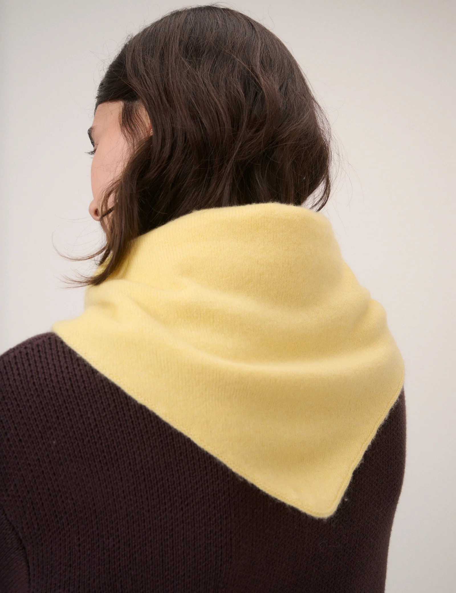 Butter Yellow Triangle Scarf | Nobody's Child
