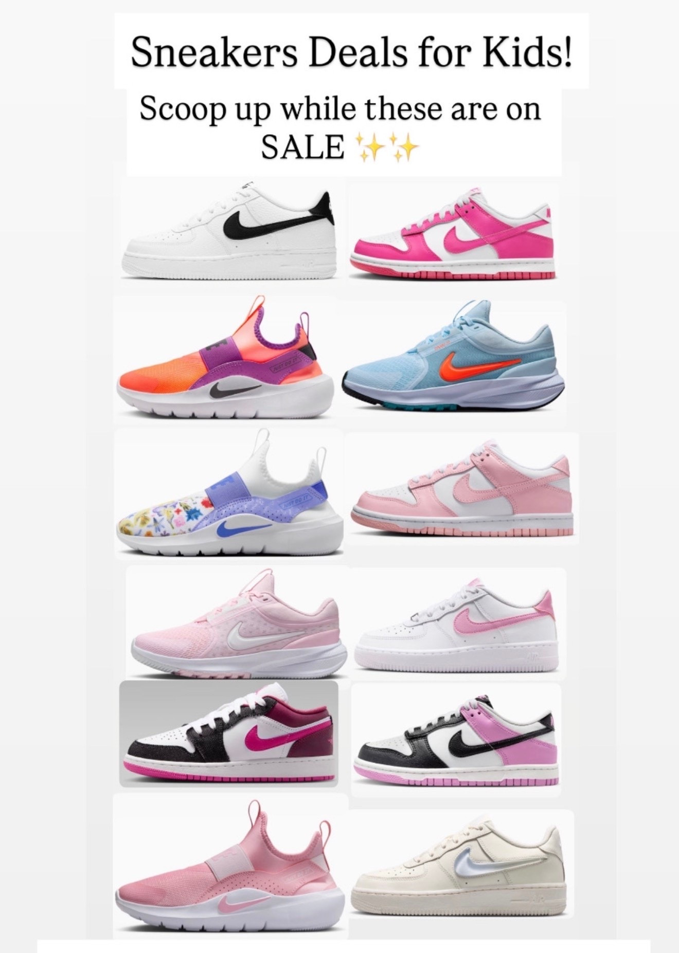 These sneakers for kids are still on sale!! They’re so cute!!!!  @Nike US

#LTKKids