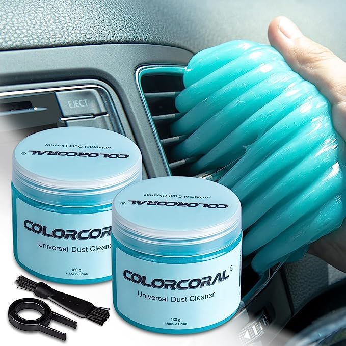 2Pack Cleaning Gel Universal Dust Cleaner for Car Vent Keyboard Cleaning Slime Dashboard Dust Cle... | Amazon (US)