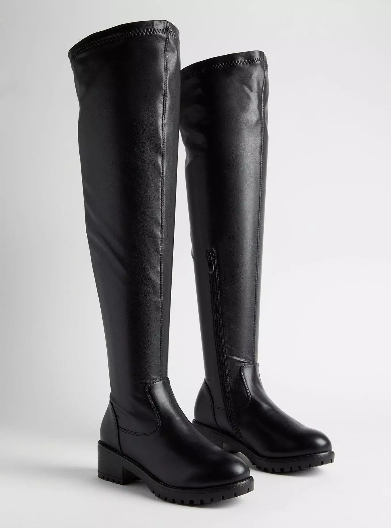 Flat Stretch Over The Knee Boot | Torrid (US & Canada)