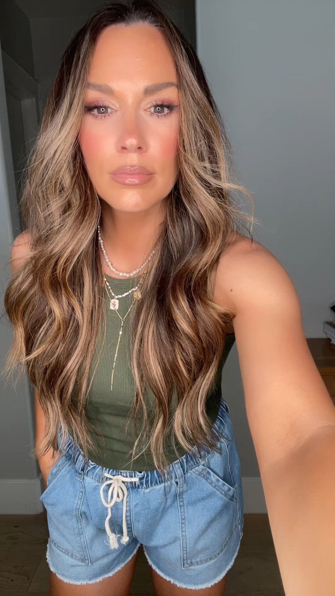 The cutest $11 shorts wearing a large but needed a medium 

#LTKStyleTip #LTKFindsUnder50 #LTKSpringSale