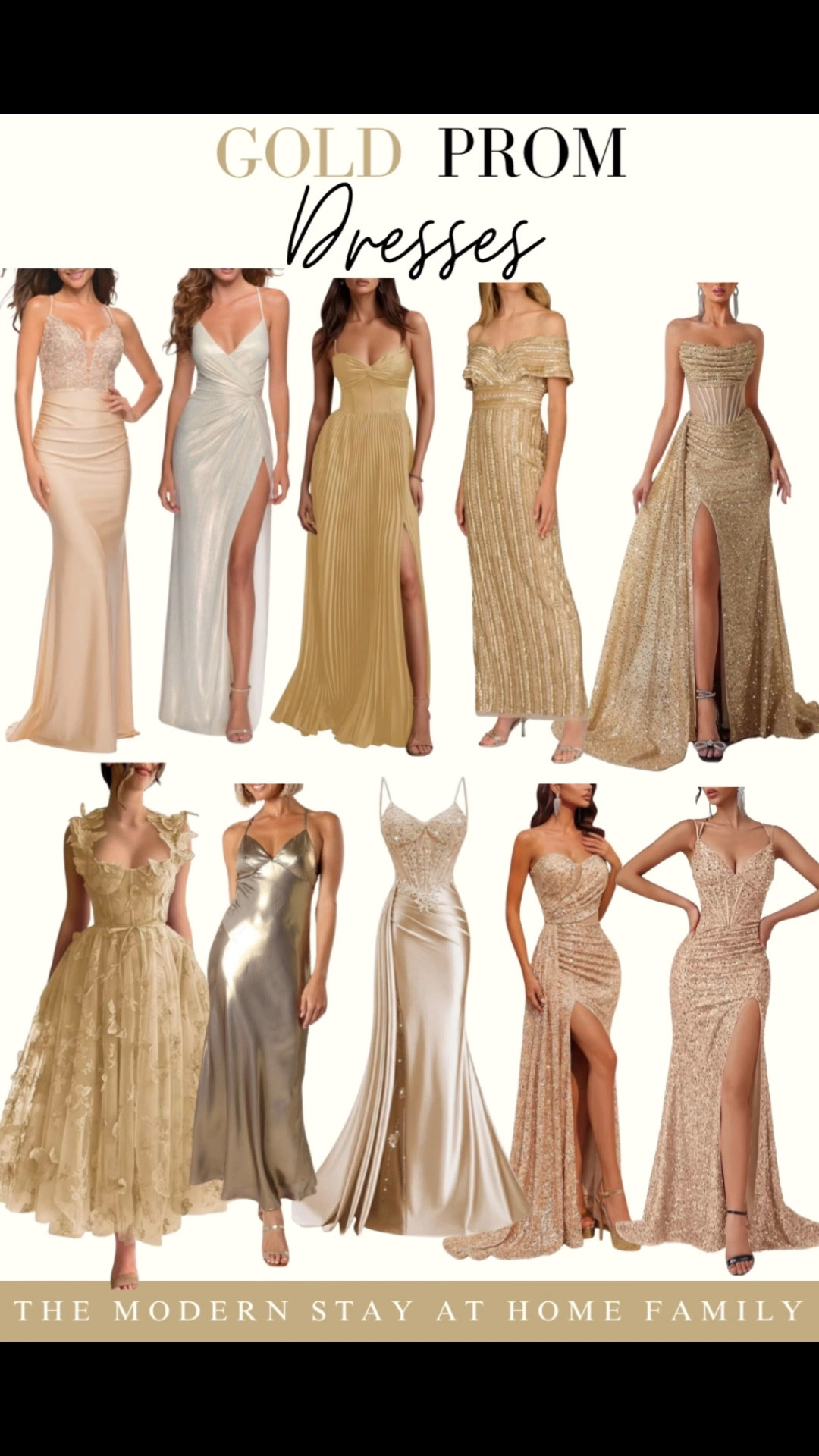 Shine all night in the most stunning gold prom dresses for prom 2026 ✨ Whether you love a sparkly sequin gown, a satin gold prom dress with a sleek silhouette, or a glamorous metallic prom dress with a high slit, these styles are made to stand out. I’m sharing long gold prom dresses, short gold prom dresses, classy gold prom dresses, and trendy gold prom dresses that give luxury vibes. Think champagne tones, glitter details, corset bodices, and elegant formal gowns that photograph beautifully and feel unforgettable on your big night.

gold prom dresses, prom dresses 2026, metallic prom dress, sequin prom dress, champagne prom dress, classy prom dresses, glamorous prom gowns, long prom dresses, short prom dresses, formal dresses, corset prom dress, sparkly prom dress, satin prom dress, elegant prom look

#LTKstyletip #LTKbeauty #LTKwedding