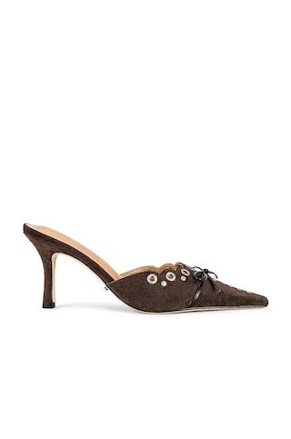 Shae Mule in Espresso Suede | Revolve Clothing (Global)