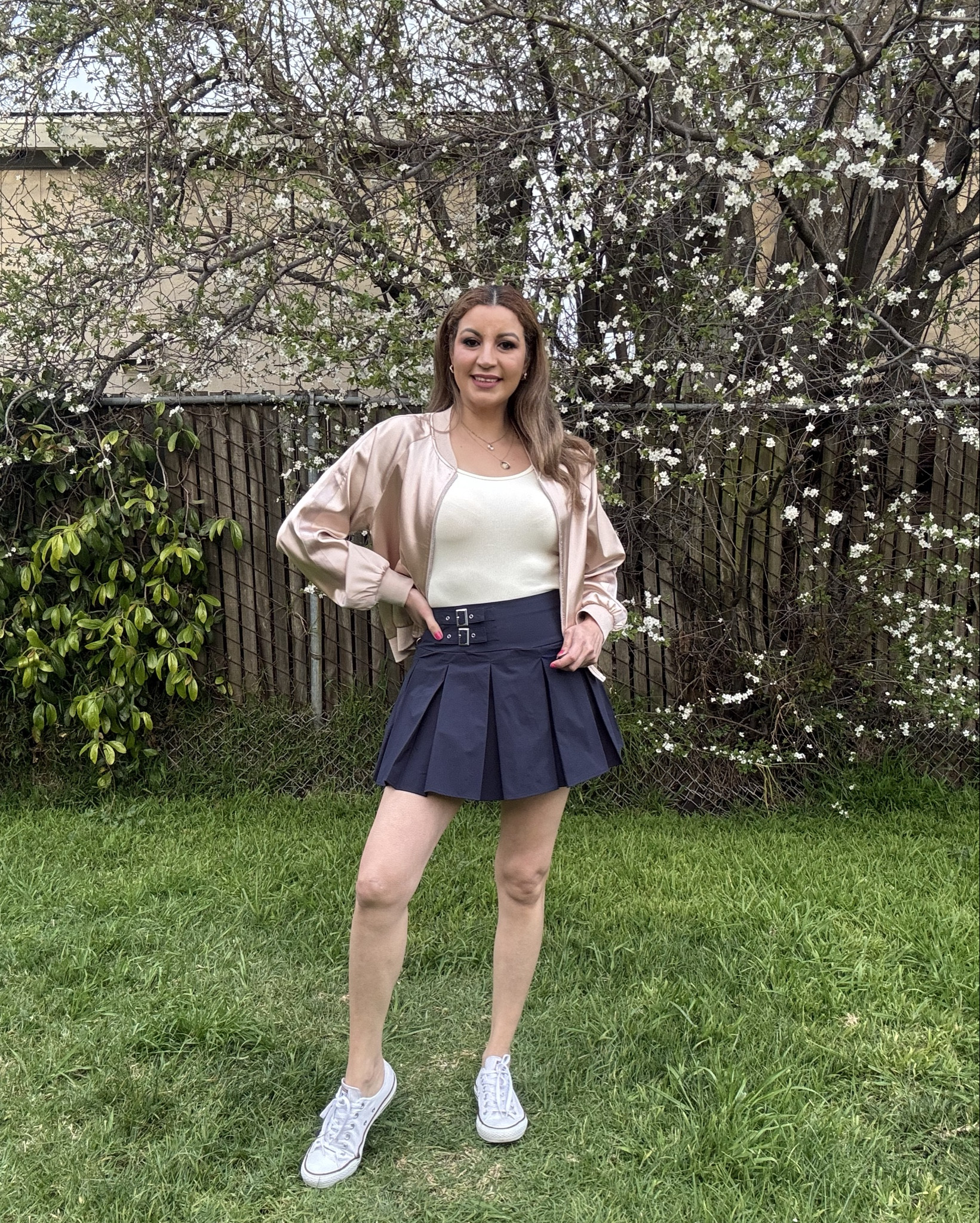 High Waisted Invisible Zipper Decorative Buckle 2-in-1 Side Pocket Pleated A Line Mini Dance Skirt.
Color:Sea Storm
Size:M

#LTKMidsize #LTKSeasonal #LTKStyleTip