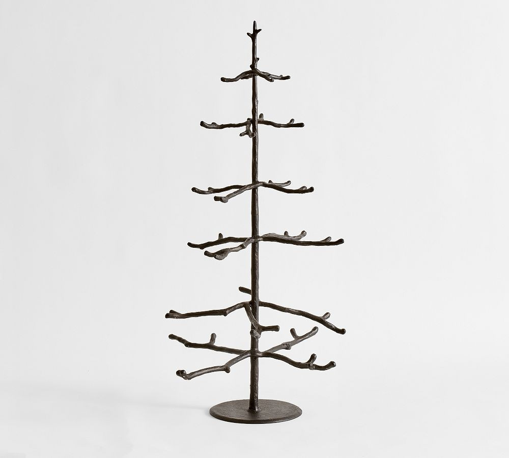 Sculpted Trees Oversized Ornament Holder Bronze | Pottery Barn (US)