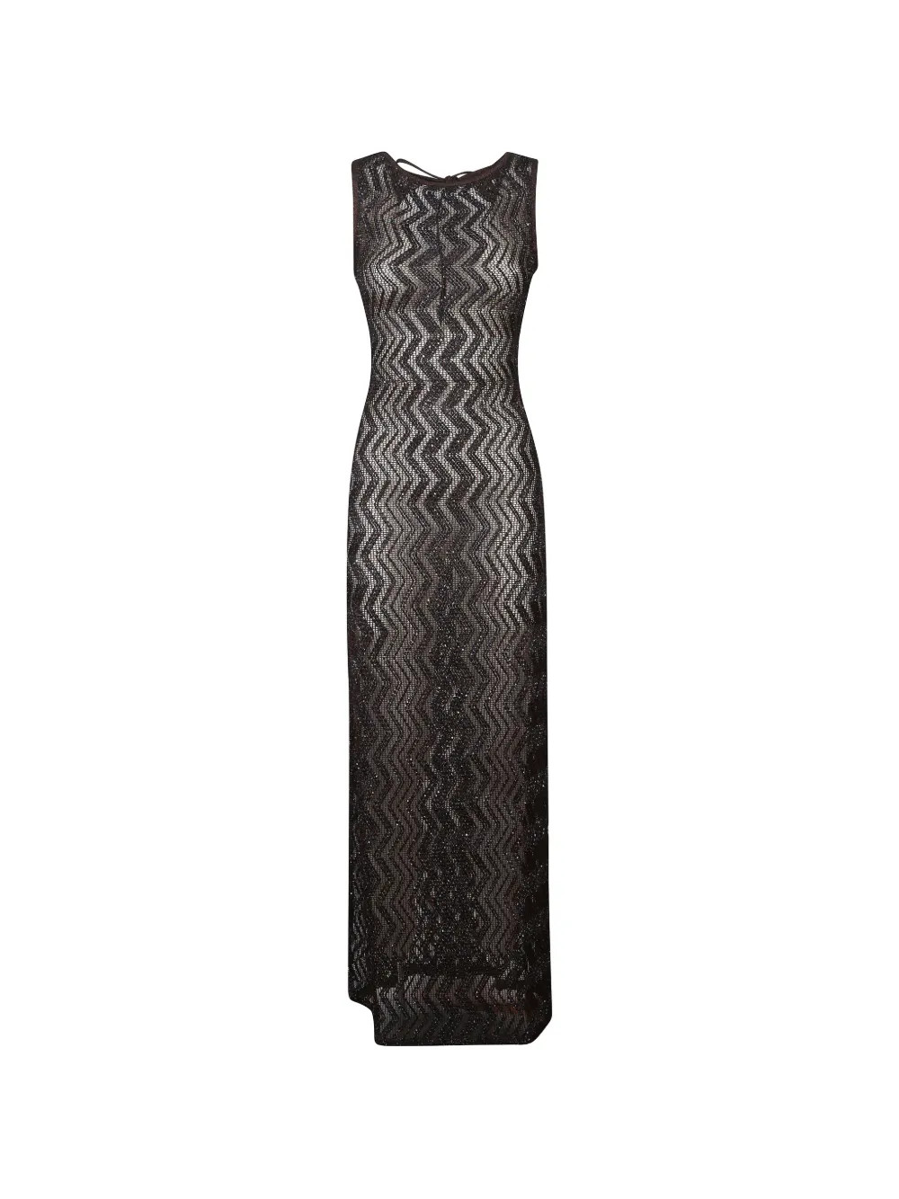 Missoni zigzag-pattern Maxi Dress | Brown | FARFETCH | Farfetch Global