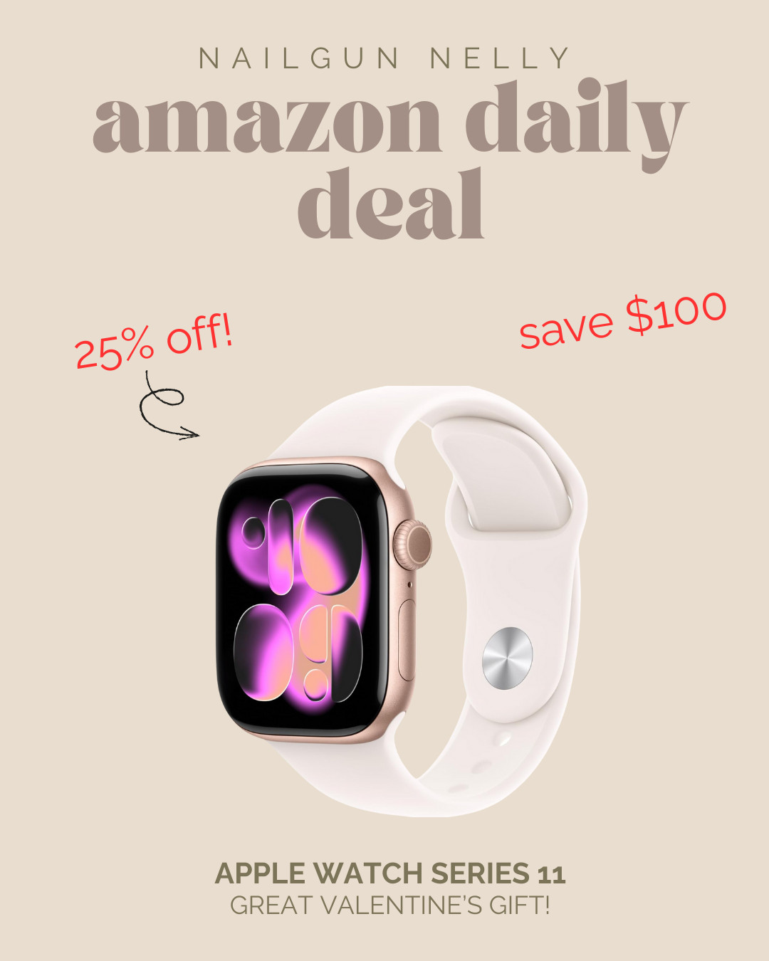 Amazon Daily Deal! - Apple Watch Series 11 

 #LTKfitnessgoals #LTKActive #LTKSaleAlert