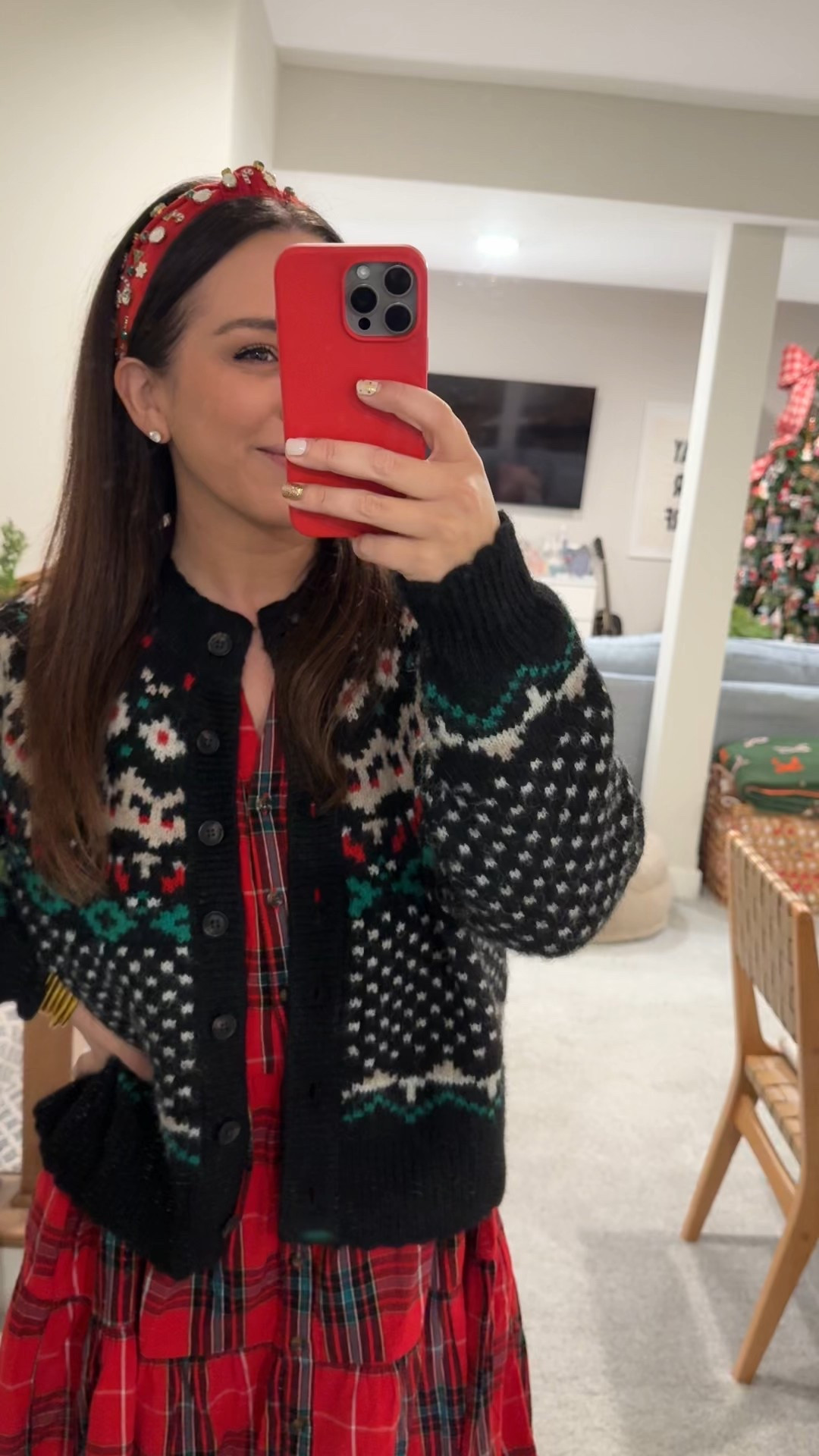 Countdown to Christmas! 🎄✨

This Target Christmas sweater is on repeat in December! Paired it with a headband and plaid dress. 

Target, Target style, Target fashion, holiday sweater, Christmas outfit, cowboy boots, Tecovas, teacher outfit, teacher ootd

#LTKHoliday #LTKFindsUnder100 #LTKFindsUnder50