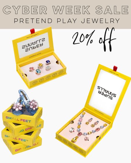 If your little girls love your jewelry, grab them some of their own.  These pretend play jewels are too cool, and they look a lot like the real thing. All super small store is currently 20% off for cyber. We don’t miss out on this great deal.

#ToddlerGifts #GiftsForGirls #GiftsForToddlerGirls #PretendPlay #PretendPlayJewelry

#LTKkids #LTKunder50 #LTKCyberweek
