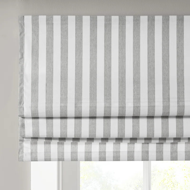 Cannon Yarn Dyed Blackout Roman Shade | Wayfair North America