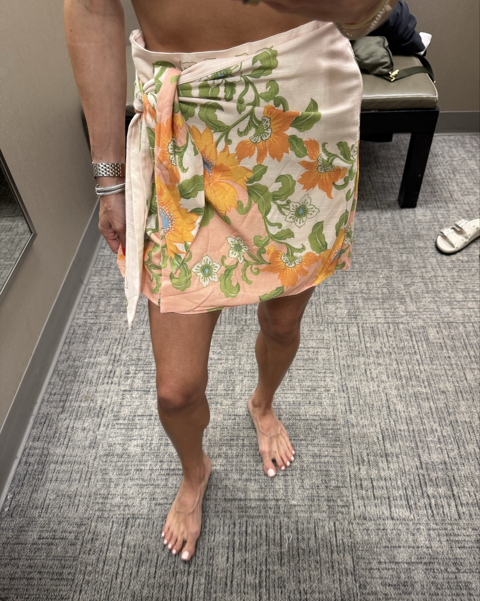 The cutest printed wrap skirt for spring and summer! 
Beach vacation 

#LTKPetite #LTKTravel #LTKSeasonal