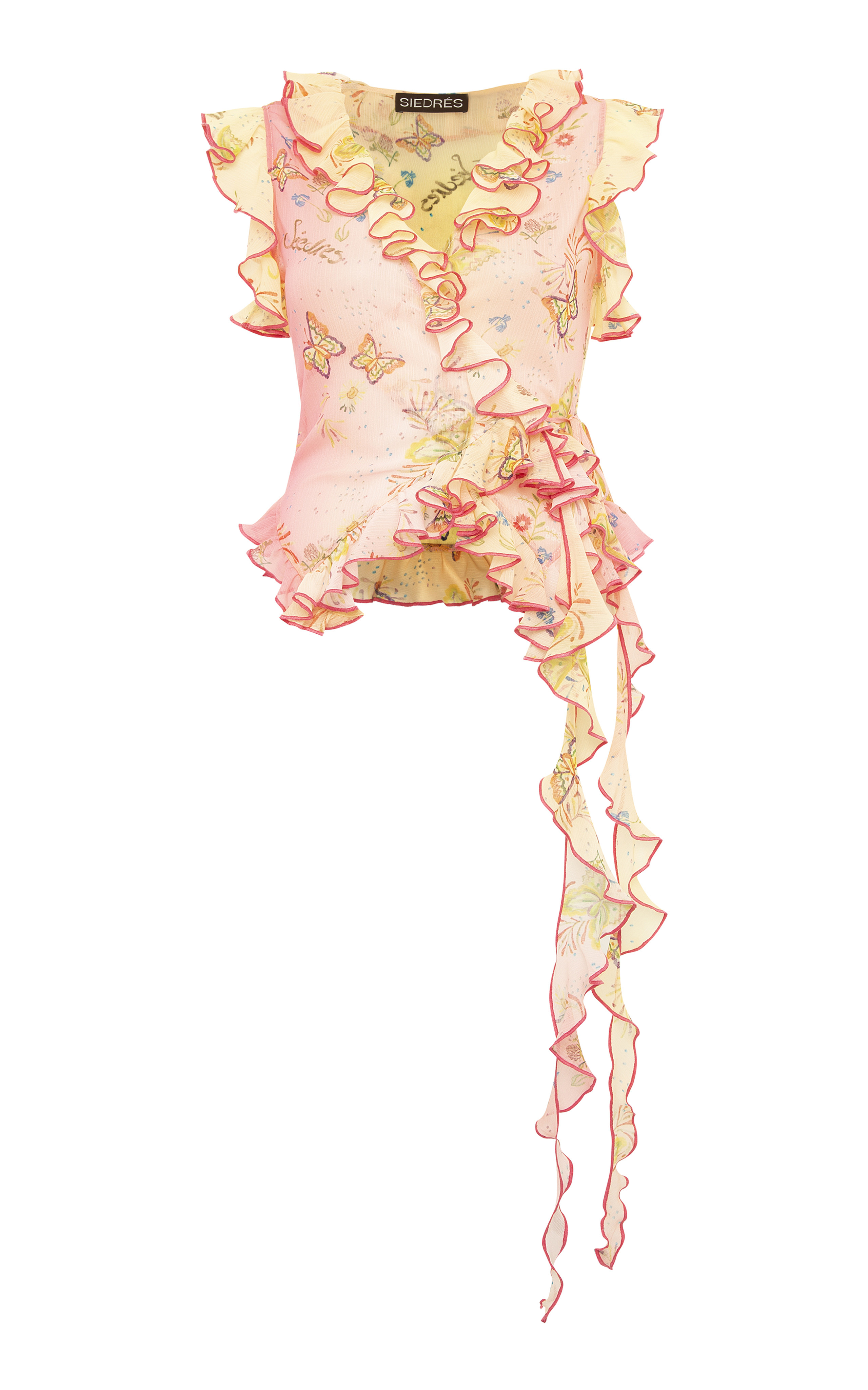 Evie Printed Ruffled Top | Moda Operandi (Global)