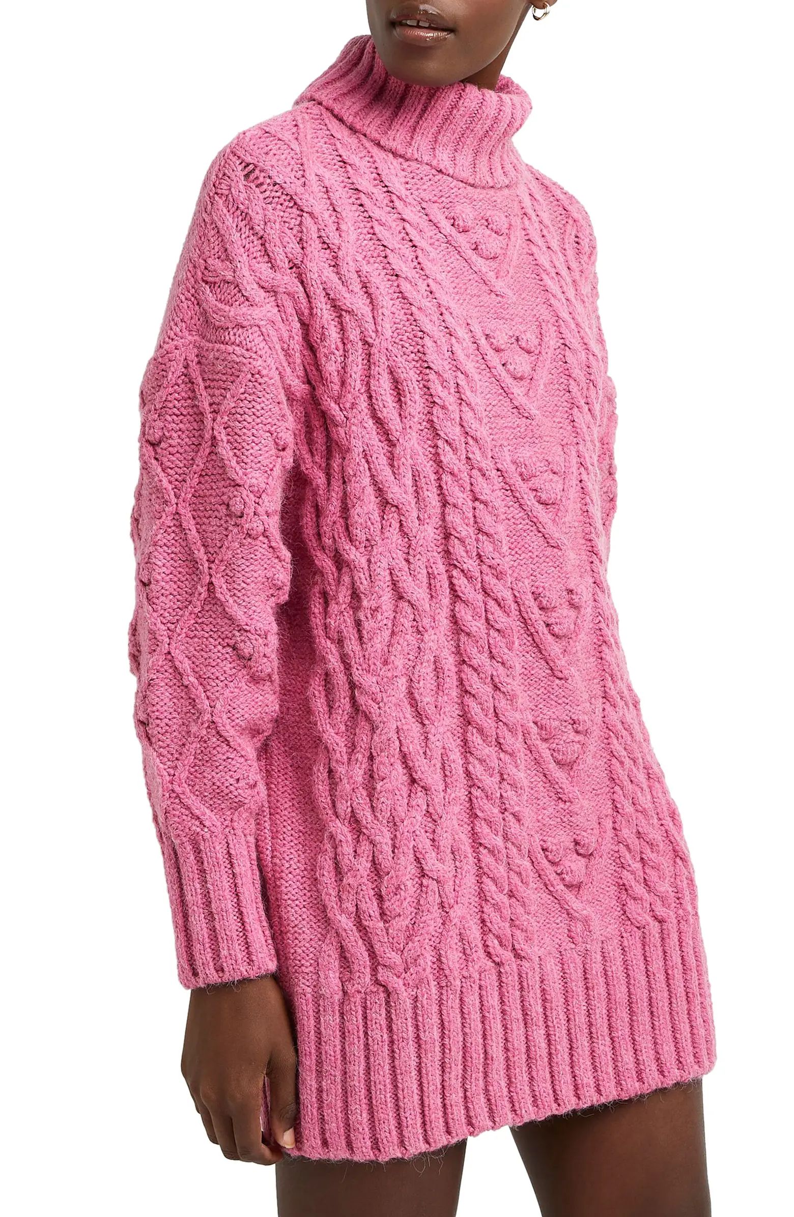Cable Knit Tunic Sweater | Nordstrom