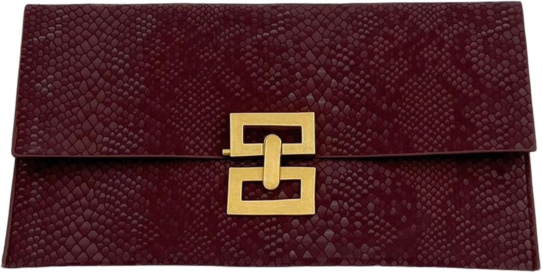 Verdusa Women's Clutch Evening Bags Trendy Envelope Handbags Metallic Purses Formal Wedding | Amazon (US)