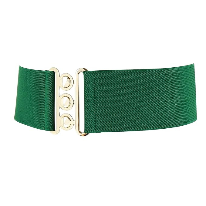 FASHIONGEN - Wide Waist Elasticated Woman Belt Made in France, GLORIA | Amazon (US)