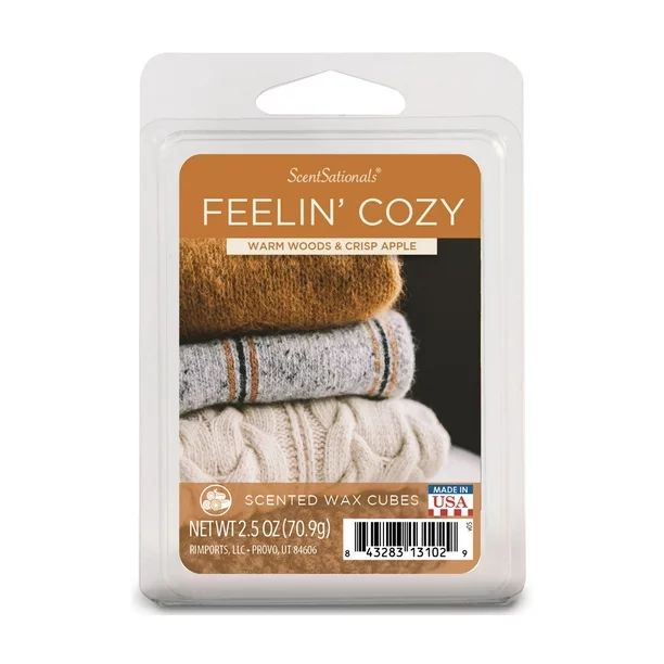 Feelin' Cozy Scented Wax Melts, ScentSationals, 2.5 oz (1-Pack) - Walmart.com | Walmart (US)