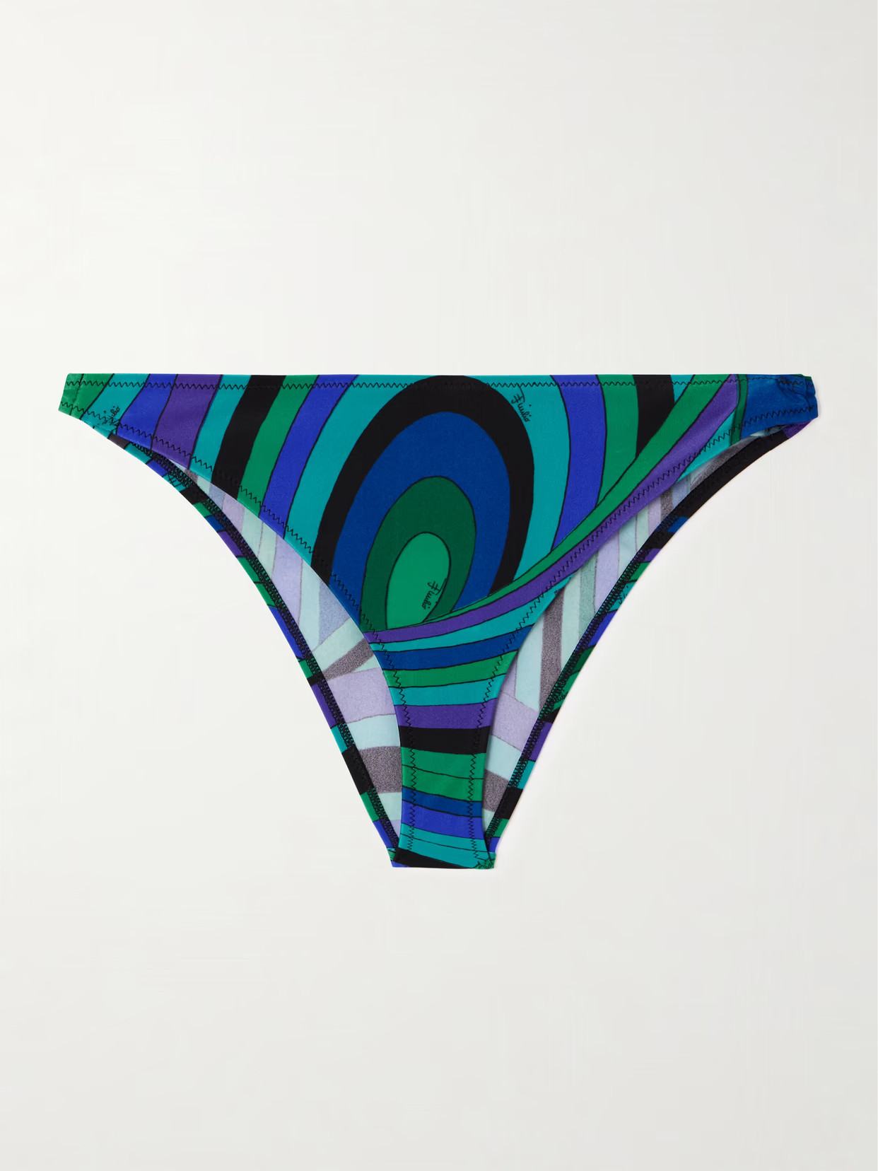 PUCCI - Iride Baby Printed Bikini Briefs - Blue | NET-A-PORTER (US)