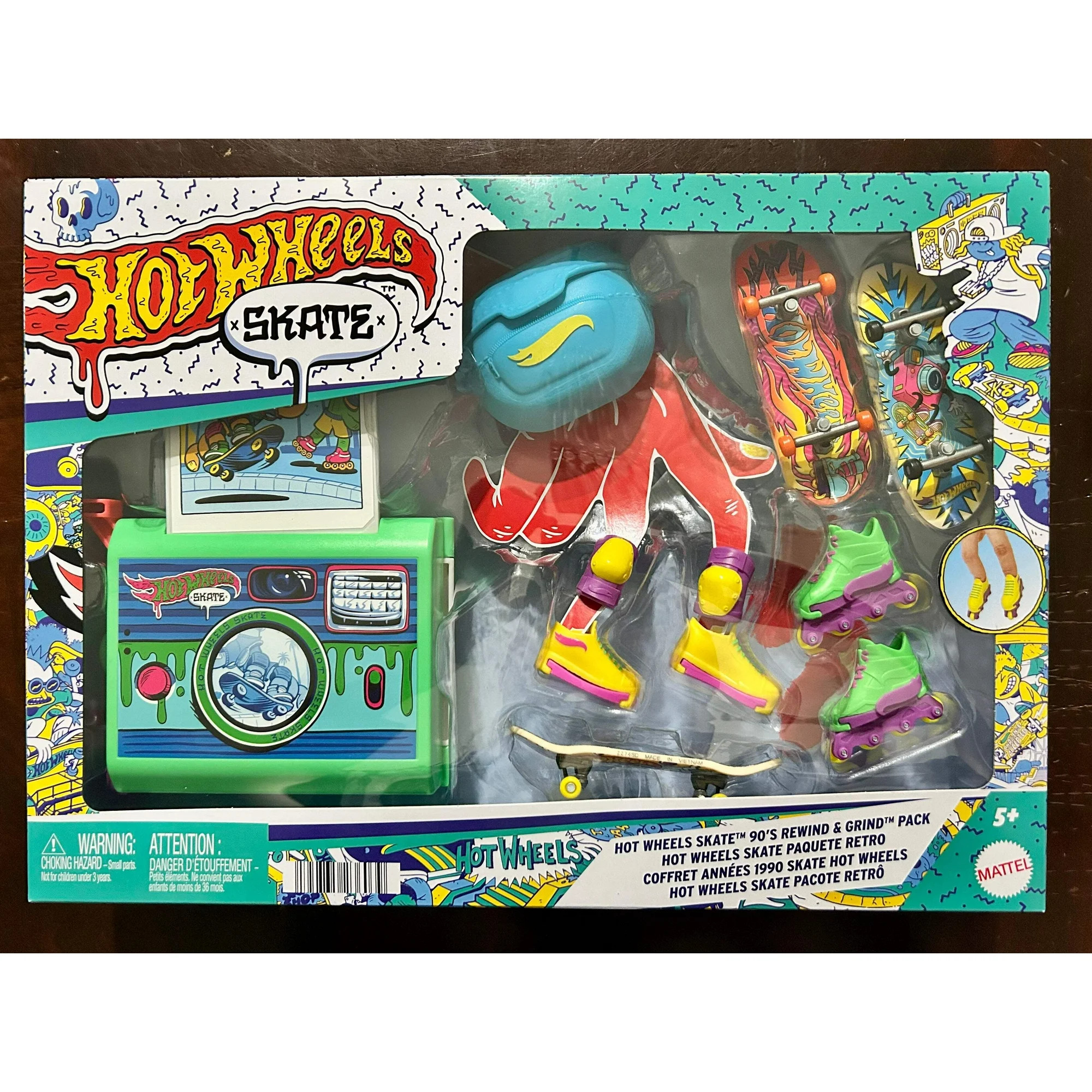 Hot Wheels Skate 90’s Rewind  Grind Pack 23603 - Walmart.com | Walmart (US)