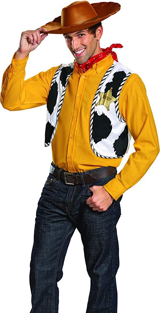 Disguise Men's Disney Pixar Toy Story and Beyond Woody Adult Costume Kit | Amazon (US)
