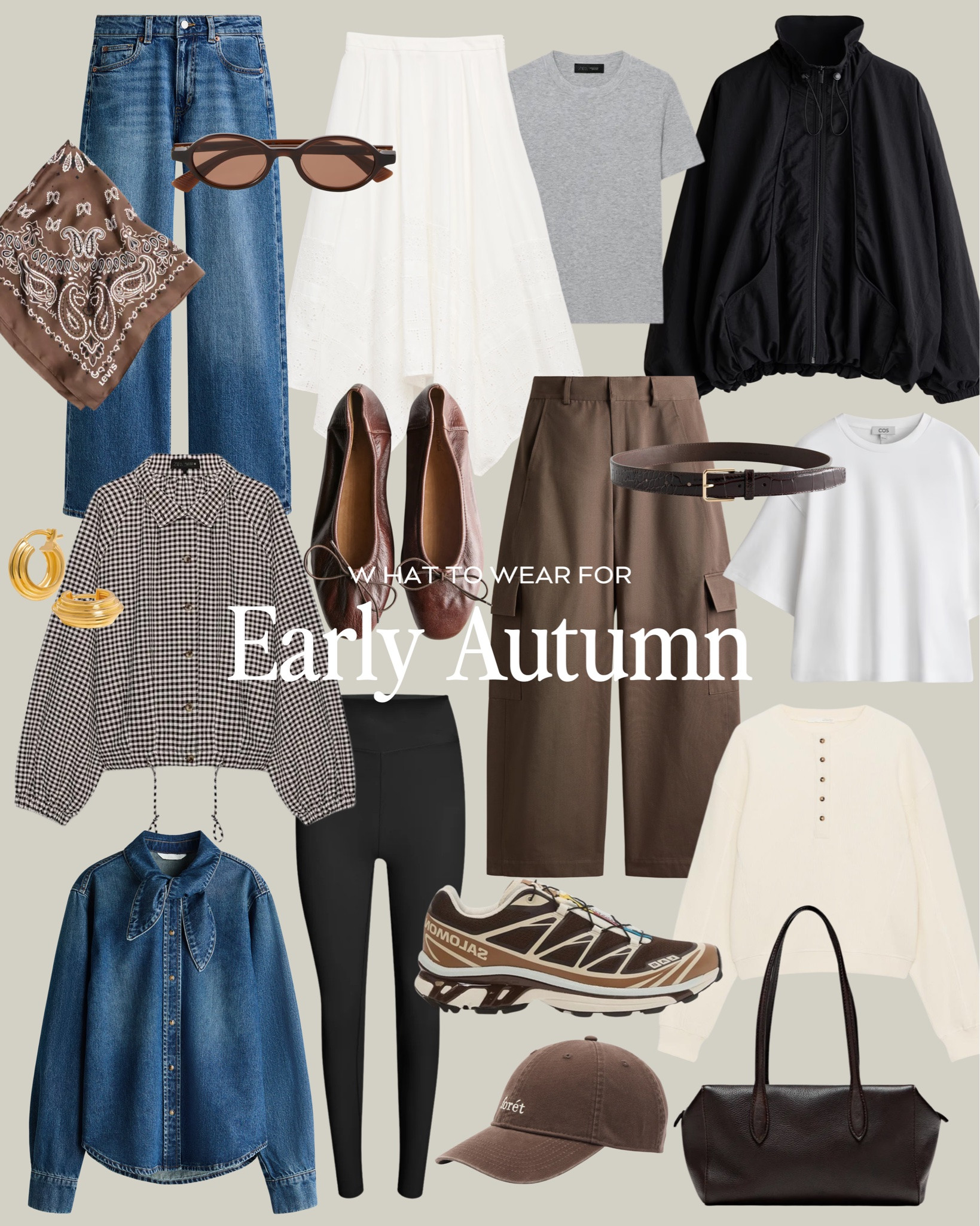 Early autumn capsule wardrobe. 🤎🍂👟

#LTKautumn #LTKuk