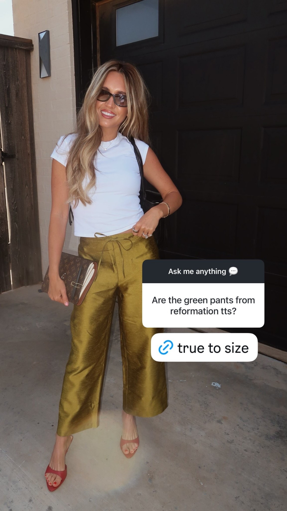 Love these green pants from reformation!

Reformation, trendy fashion, chic fashion, everyday pants, women’s fashion, casual outfit inspo

#LTKootd #LTKPetite