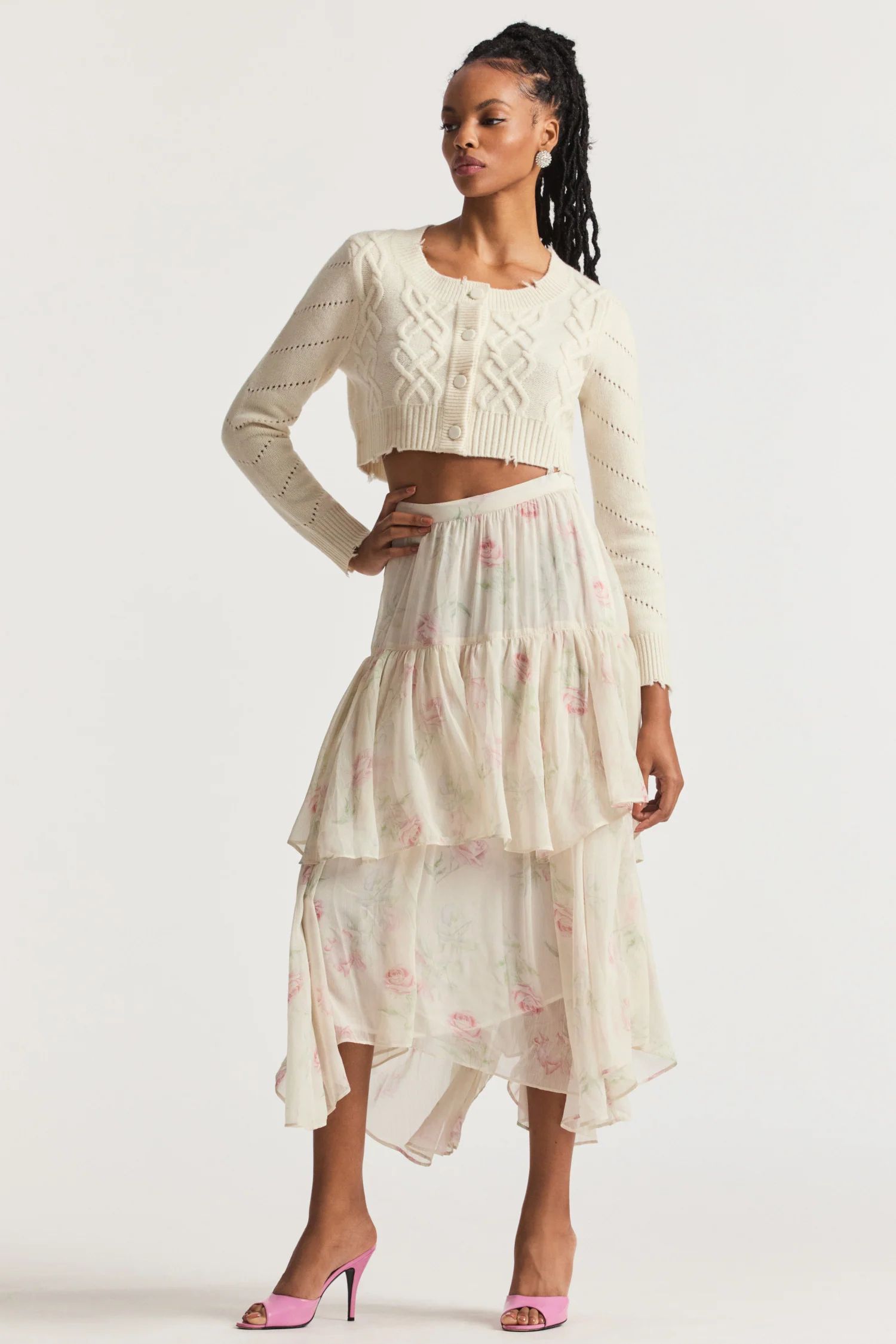 Alex Midi Skirt | LOVESHACKFANCY