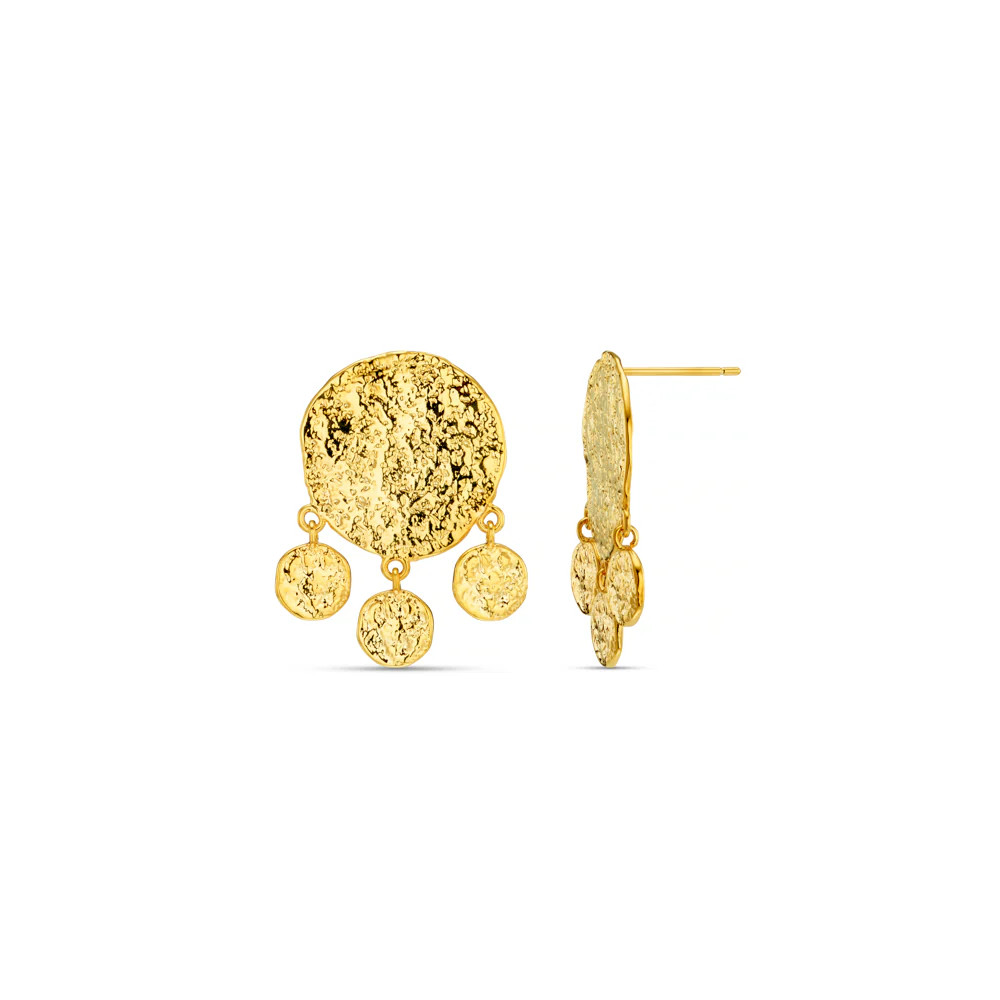 Molten Coin Shaker Earrings | Orelia