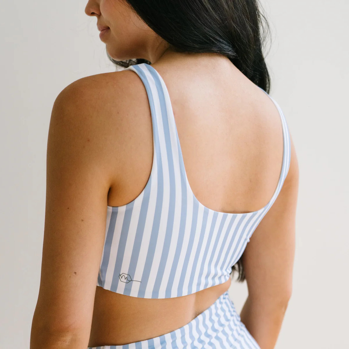 Oasis Bikini Top - Blue Stripe | Maven Thread
