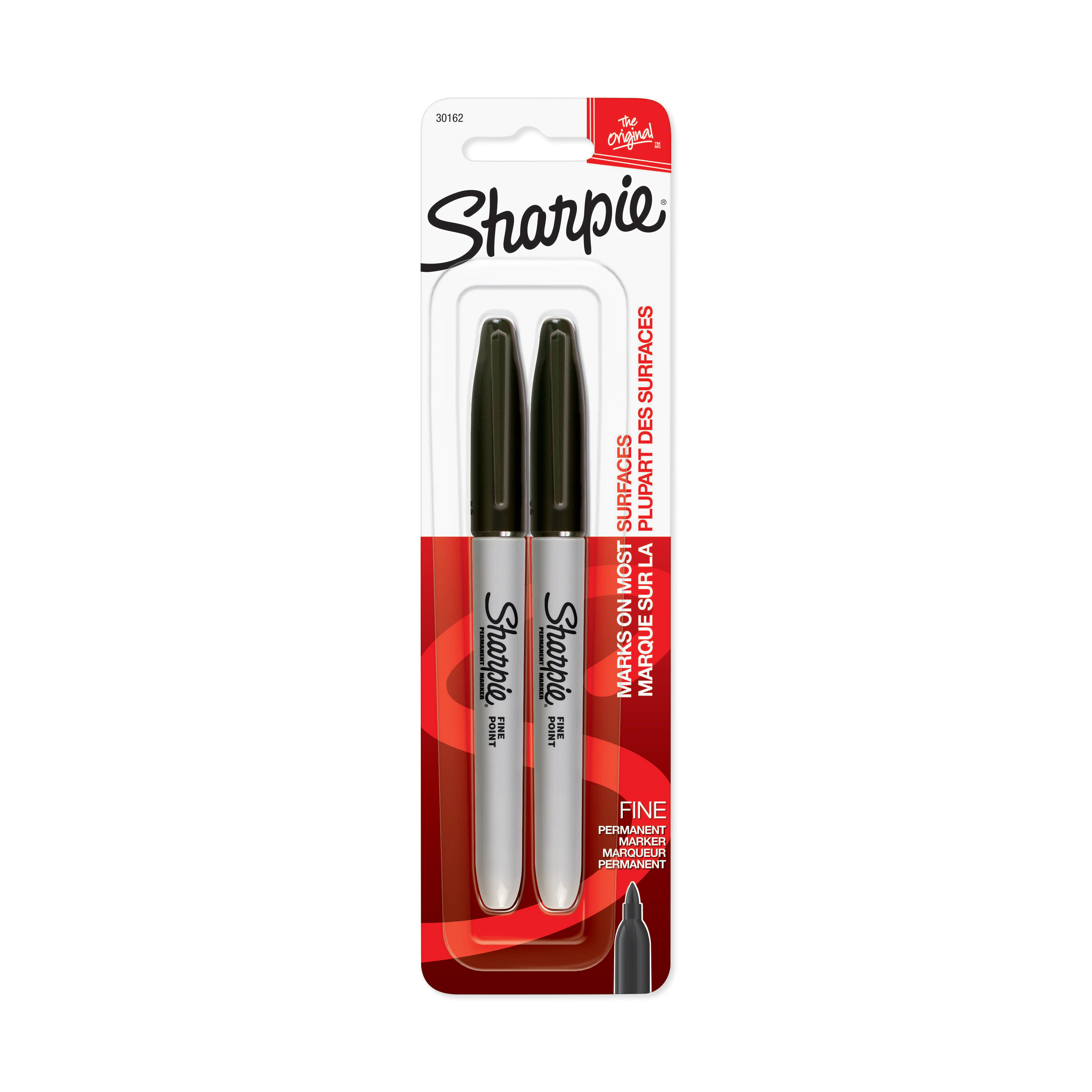 Sharpie 2 -Pack Fine Point Black Permanent marker | 30162PP | Lowe's