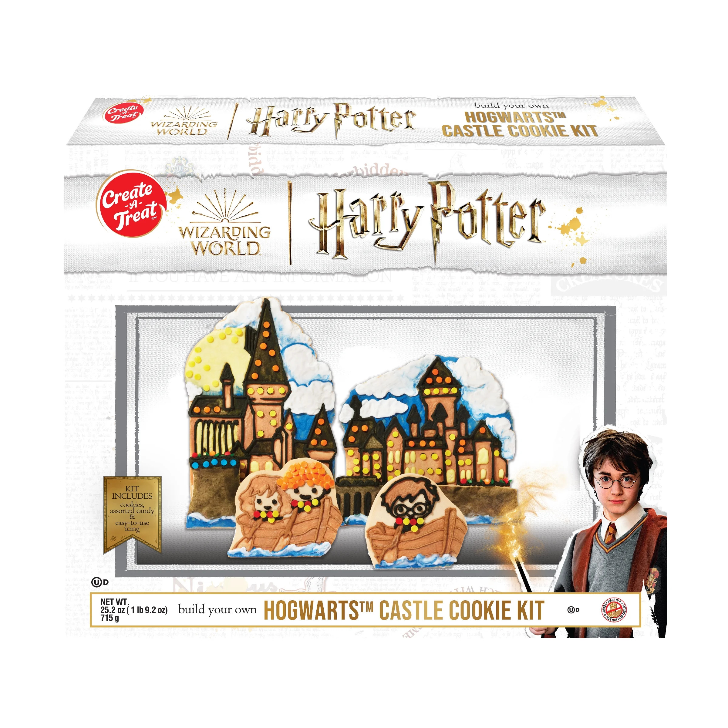 Holiday Create A Treat Harry Potter Hogwarts Castle Kit, 25.2 oz, 1 Count, New, Regular,Shelf-Sta... | Walmart (US)