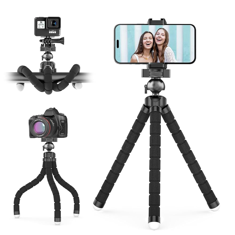 UBeesize Phone Tripod Pro S, Premium Flexible Phone Tripod with Wireless Remote, Mini Tripod Stan... | Amazon (US)