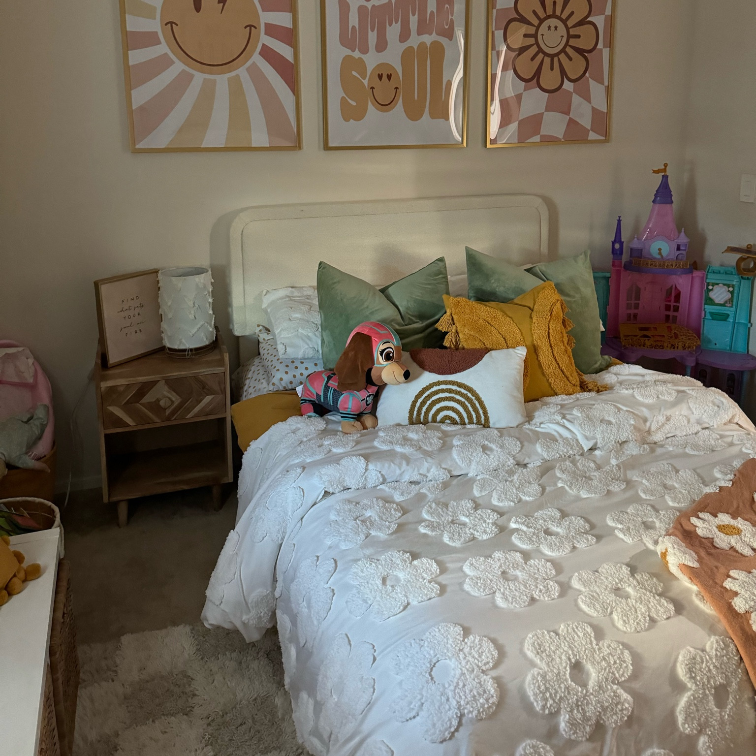 Soft daisy duvet cover, this was a perfect little addition in my daughter’s room! 

#LTKHome #LTKKids #LTKStyleTip