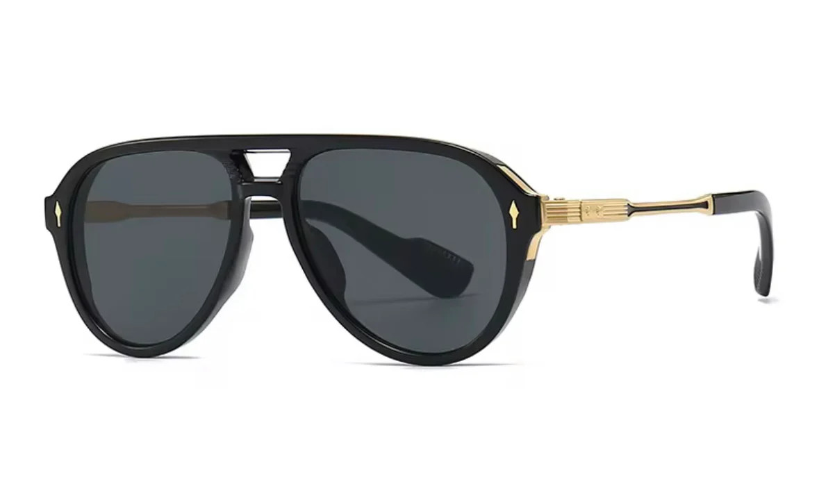 Alora I Black I GOLD | Ryan Simkhai Eyeshop